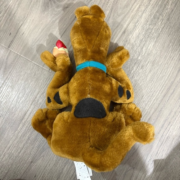 Vtg 90s Cartoon Network Scooby Doo Plush with Hot Dog Play By Play Toys 11” - Picture 5 of 10